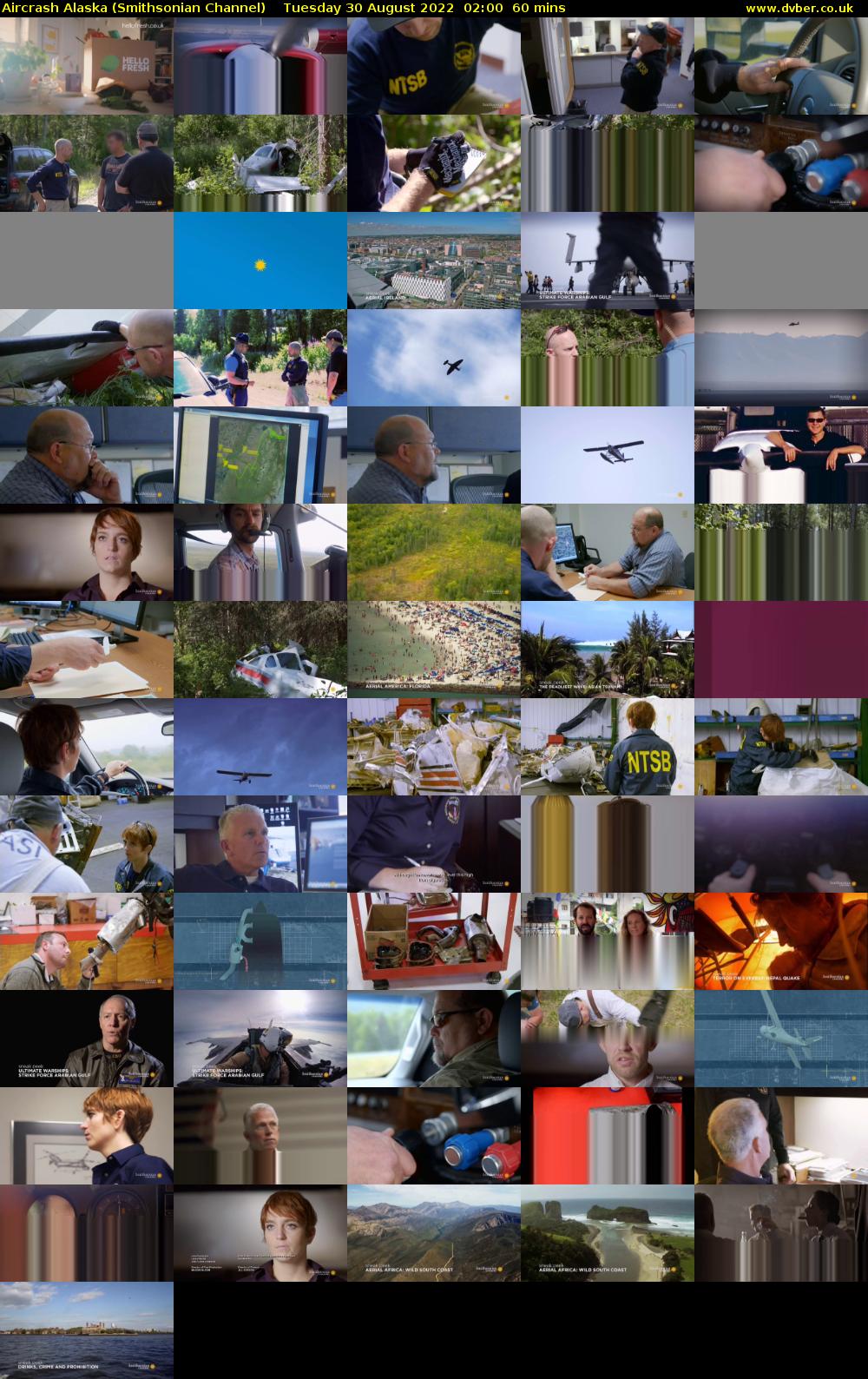 Aircrash Alaska (Smithsonian Channel) Tuesday 30 August 2022 02:00 - 03:00