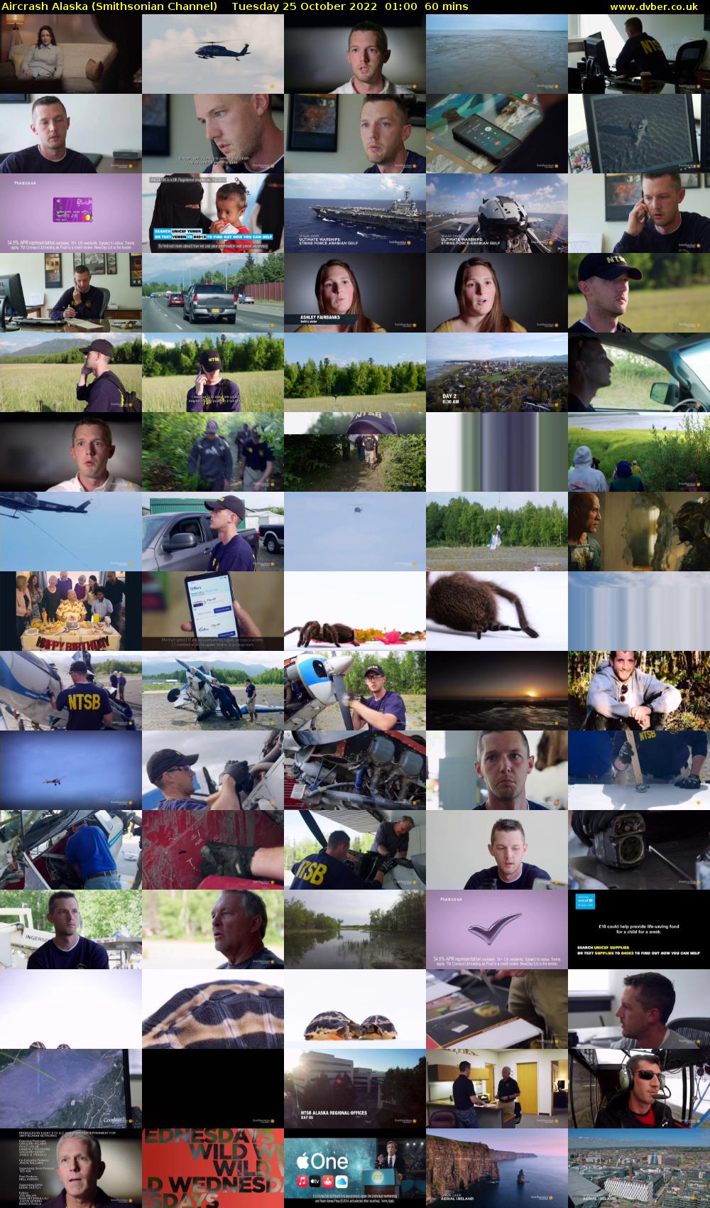 Aircrash Alaska (Smithsonian Channel) Tuesday 25 October 2022 01:00 - 02:00