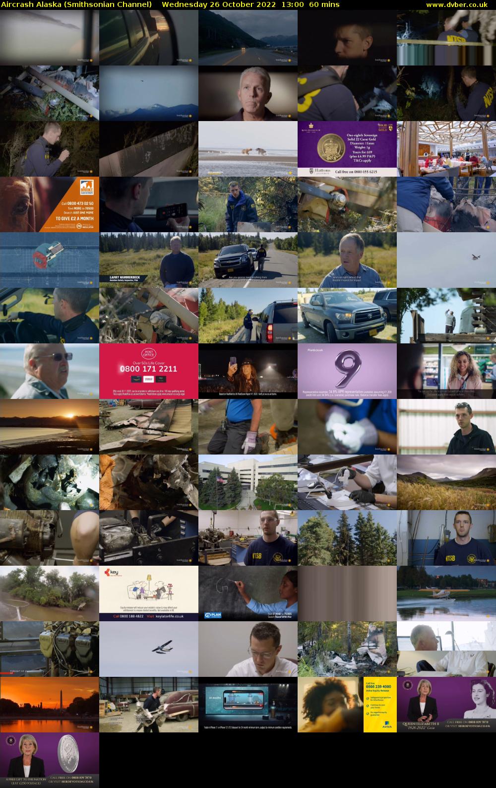 Aircrash Alaska (Smithsonian Channel) Wednesday 26 October 2022 13:00 - 14:00