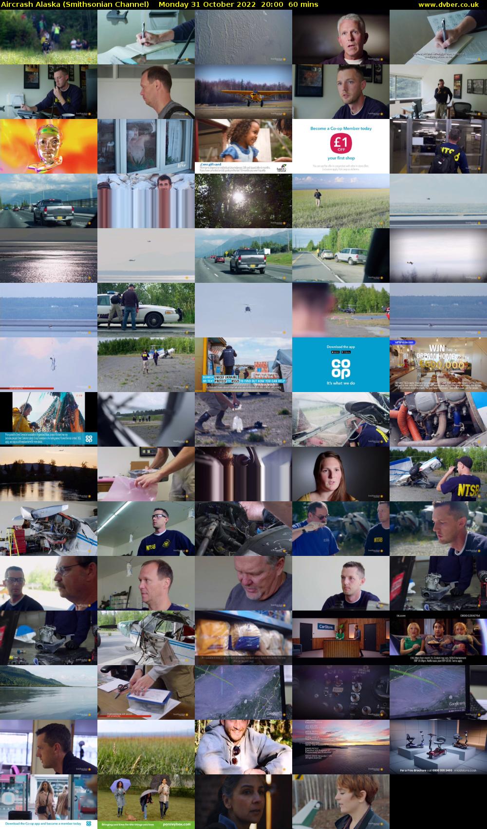Aircrash Alaska (Smithsonian Channel) Monday 31 October 2022 20:00 - 21:00