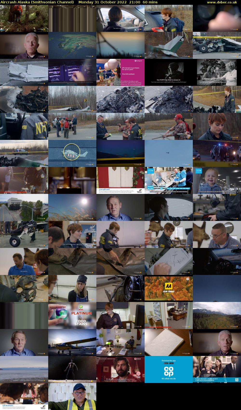Aircrash Alaska (Smithsonian Channel) Monday 31 October 2022 21:00 - 22:00