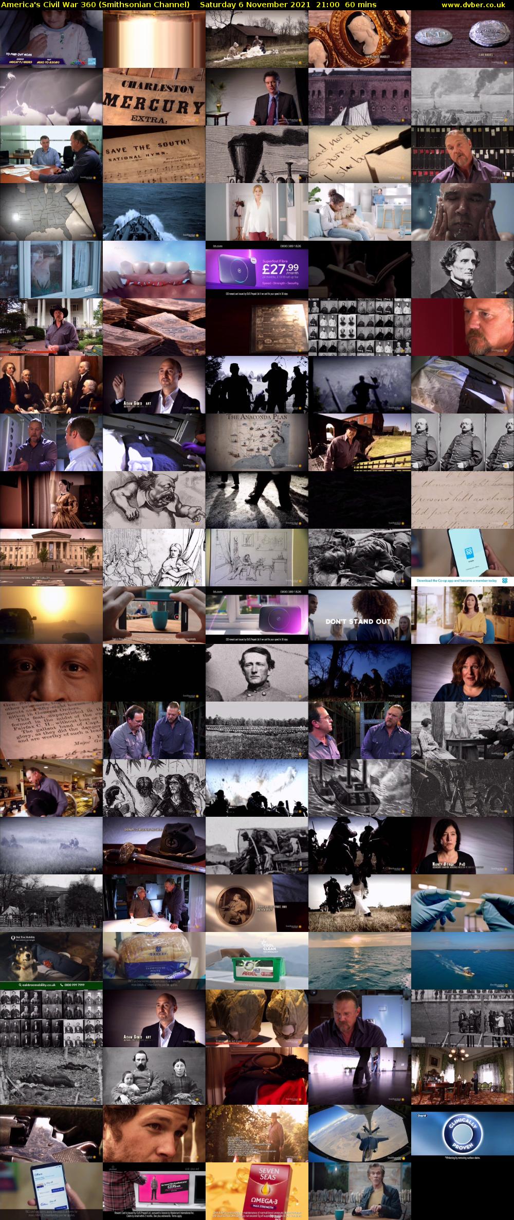 America's Civil War 360 (Smithsonian Channel) Saturday 6 November 2021 21:00 - 22:00