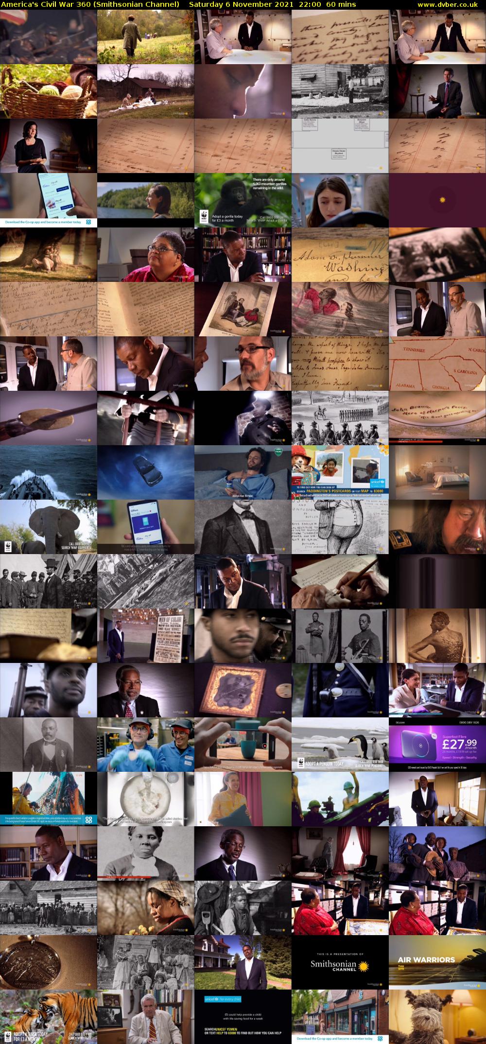 America's Civil War 360 (Smithsonian Channel) Saturday 6 November 2021 22:00 - 23:00
