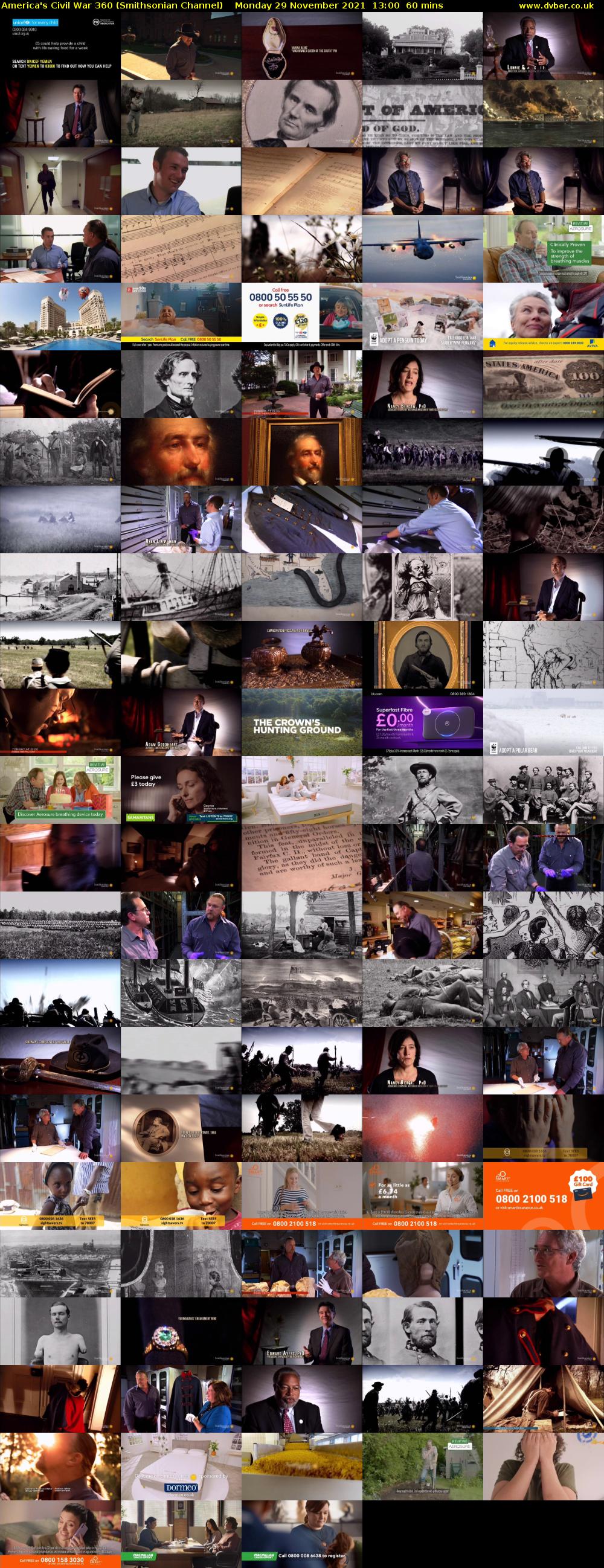 America's Civil War 360 (Smithsonian Channel) Monday 29 November 2021 13:00 - 14:00
