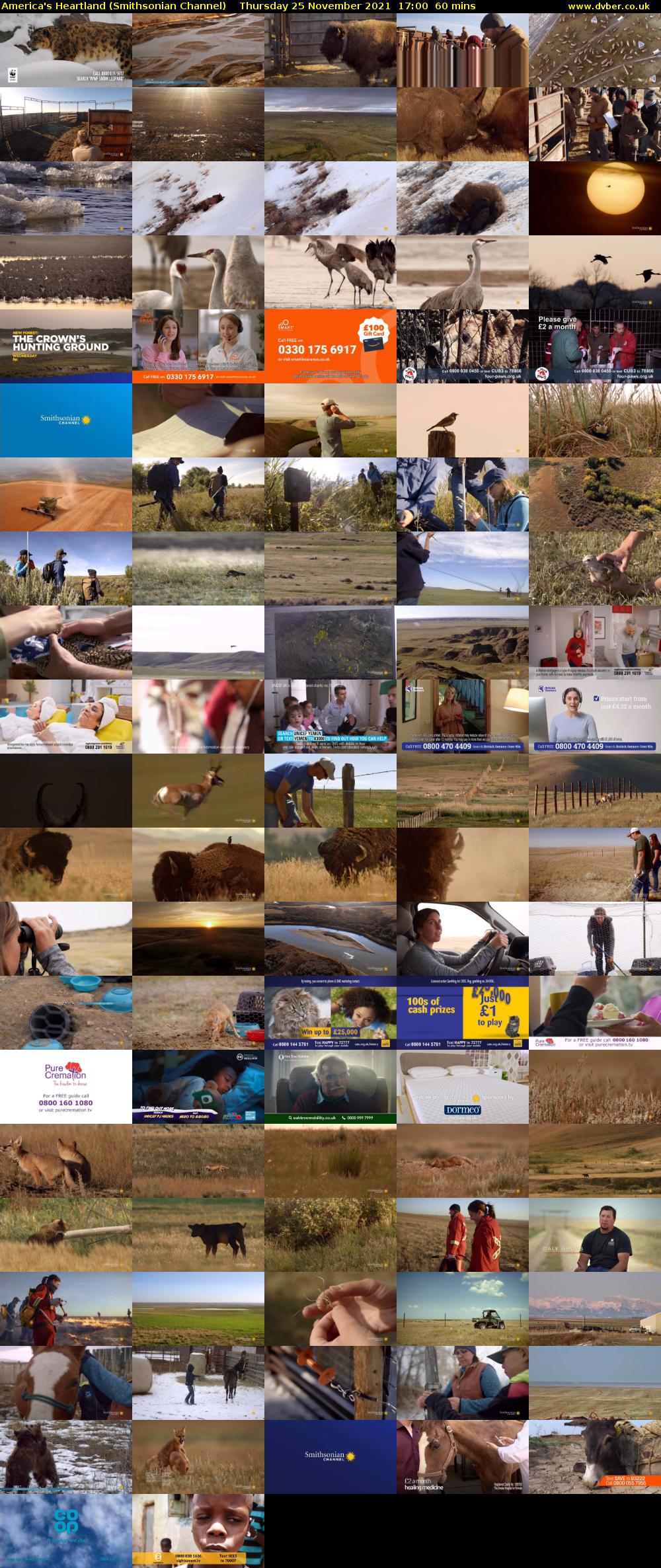 America's Heartland (Smithsonian Channel) Thursday 25 November 2021 17:00 - 18:00