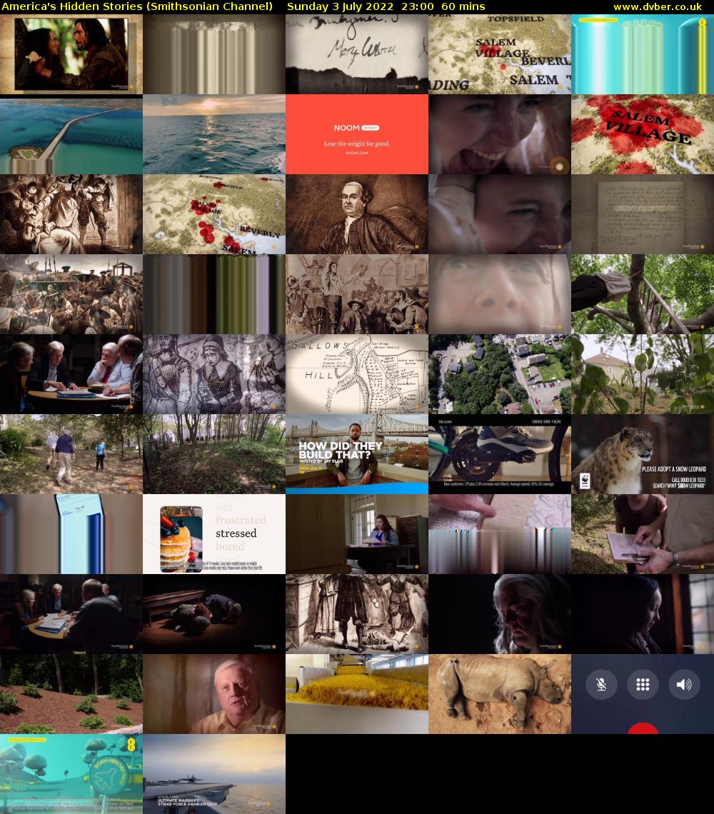 America's Hidden Stories (Smithsonian Channel) Sunday 3 July 2022 23:00 - 00:00