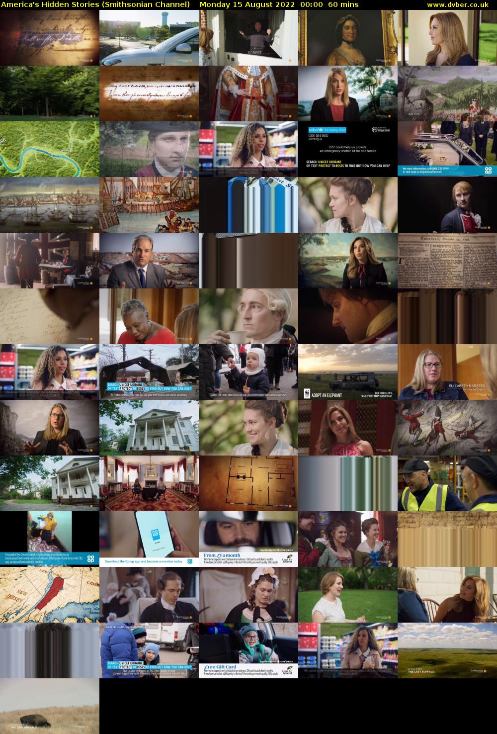 America's Hidden Stories (Smithsonian Channel) Monday 15 August 2022 00:00 - 01:00
