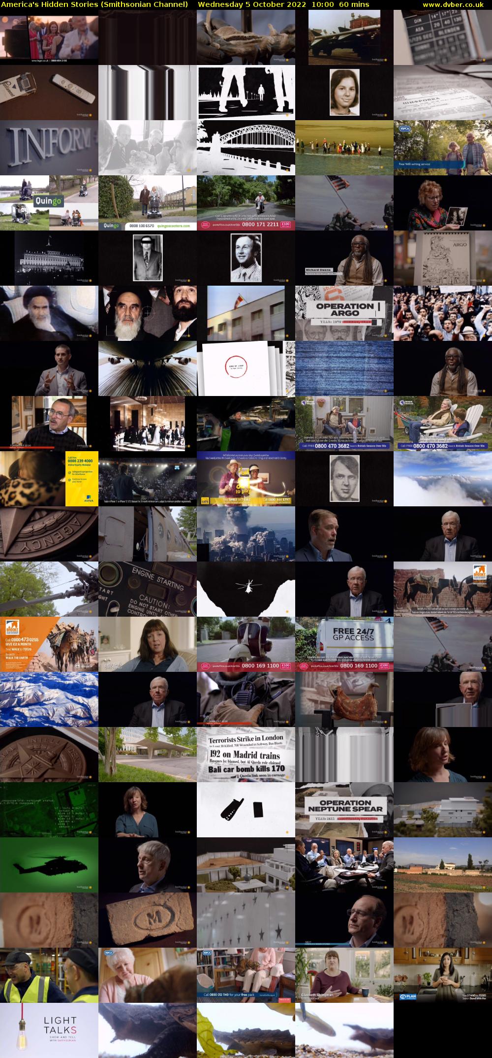 America's Hidden Stories (Smithsonian Channel) Wednesday 5 October 2022 10:00 - 11:00