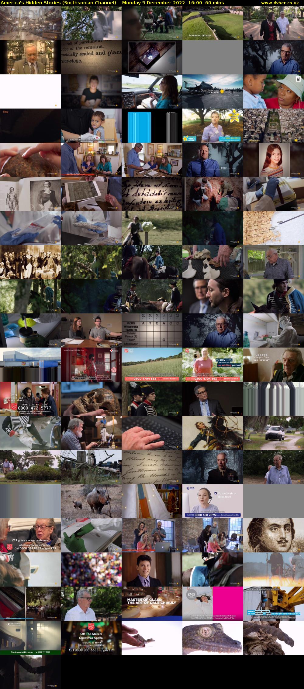 America's Hidden Stories (Smithsonian Channel) Monday 5 December 2022 16:00 - 17:00