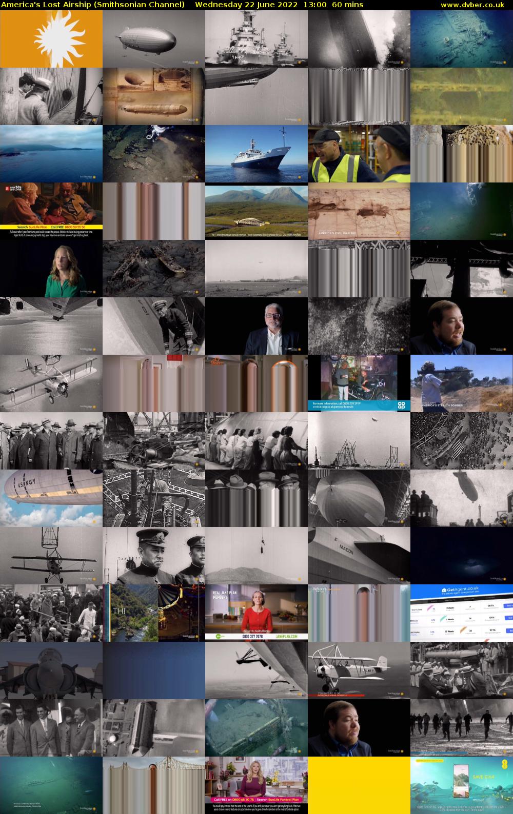 America's Lost Airship (Smithsonian Channel) Wednesday 22 June 2022 13:00 - 14:00