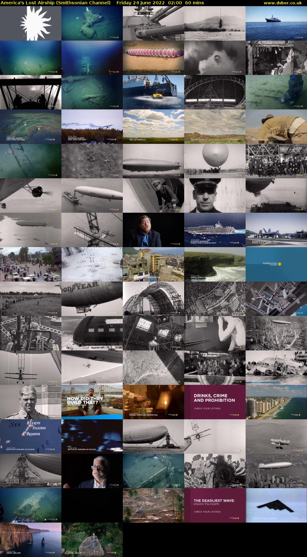 America's Lost Airship (Smithsonian Channel) Friday 24 June 2022 02:00 - 03:00