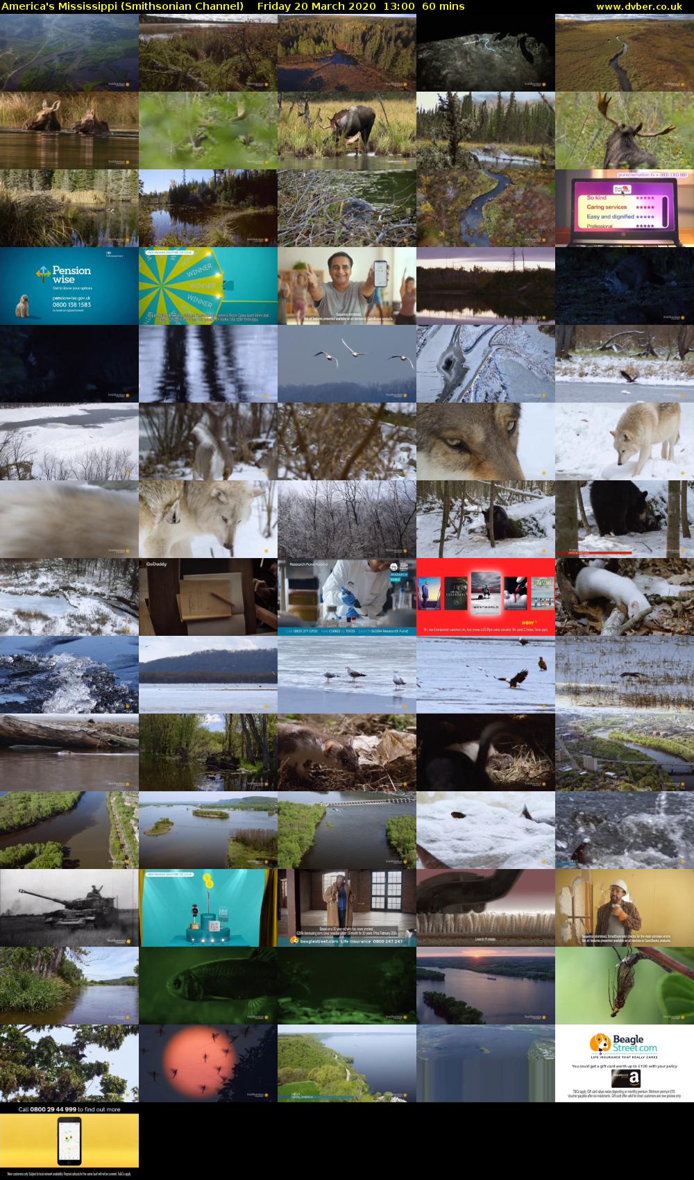 America's Mississippi (Smithsonian Channel) Friday 20 March 2020 13:00 - 14:00