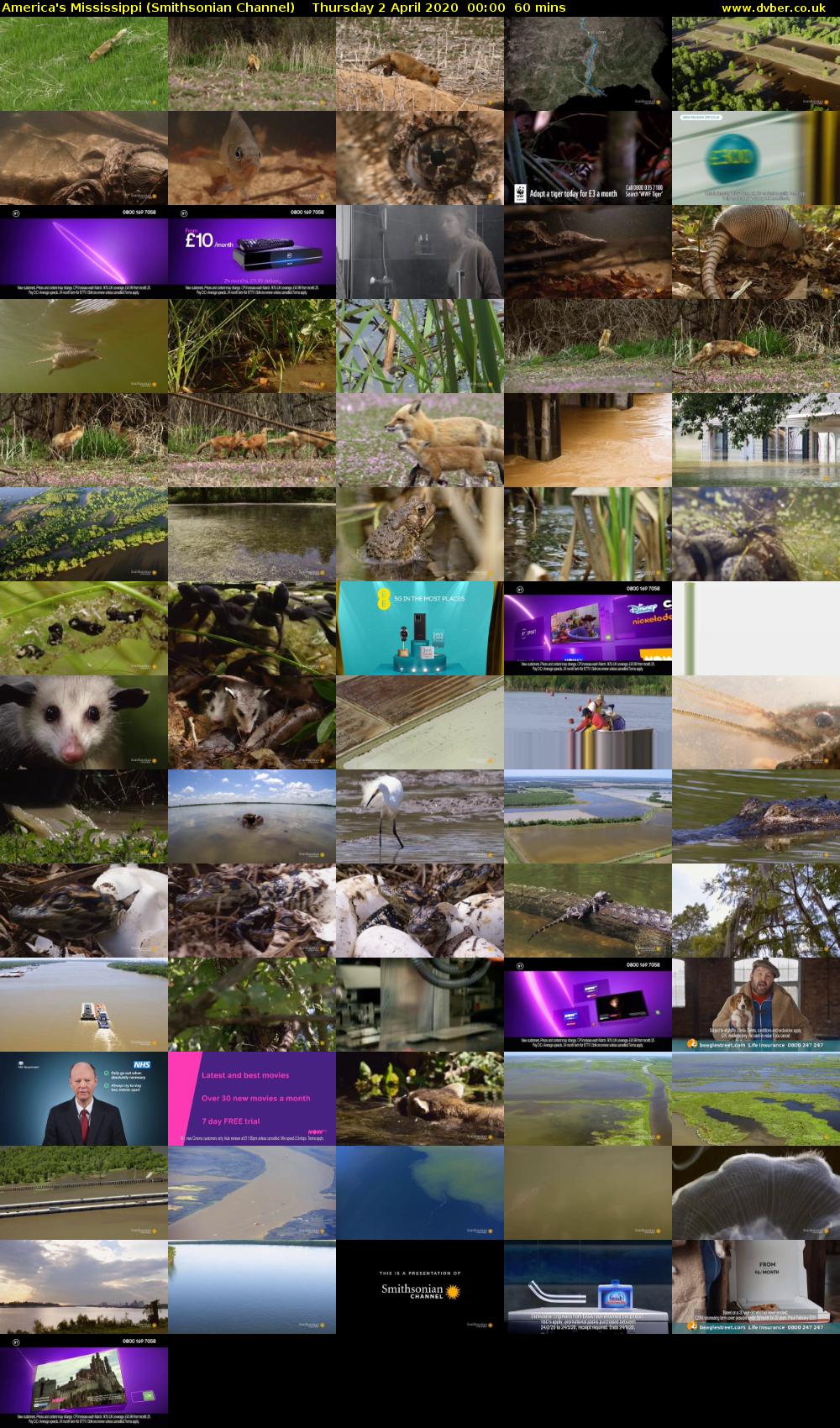 America's Mississippi (Smithsonian Channel) Thursday 2 April 2020 00:00 - 01:00