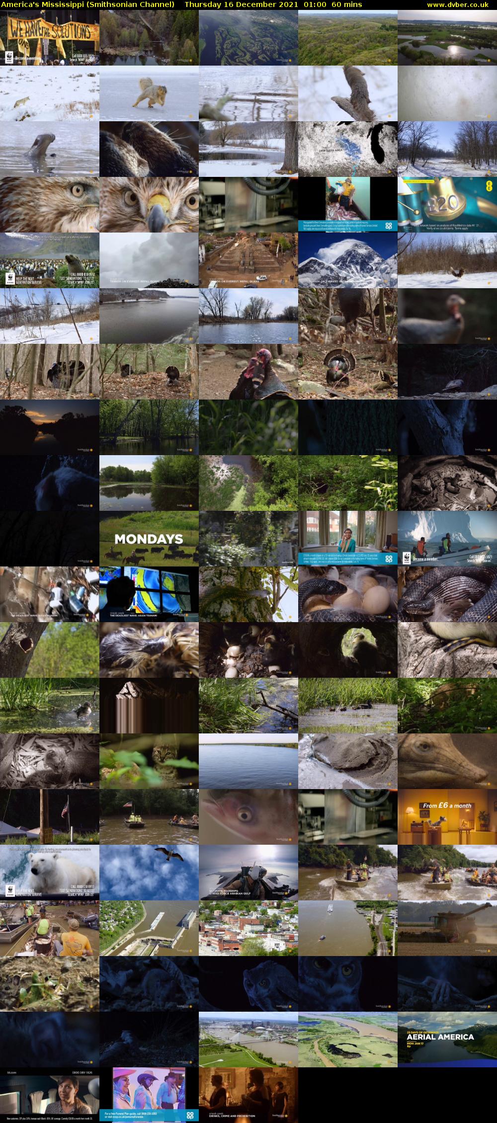 America's Mississippi (Smithsonian Channel) Thursday 16 December 2021 01:00 - 02:00