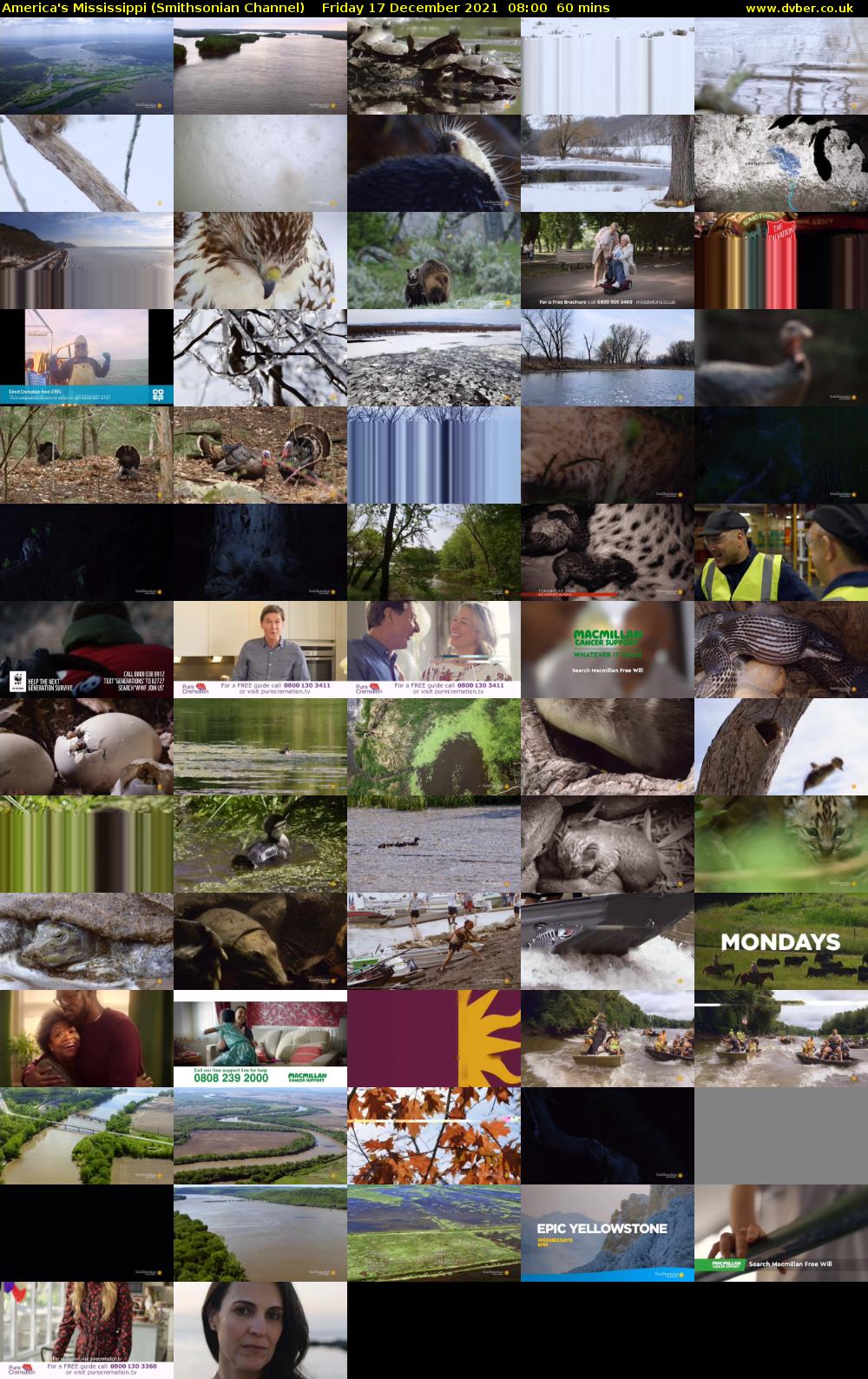 America's Mississippi (Smithsonian Channel) Friday 17 December 2021 08:00 - 09:00