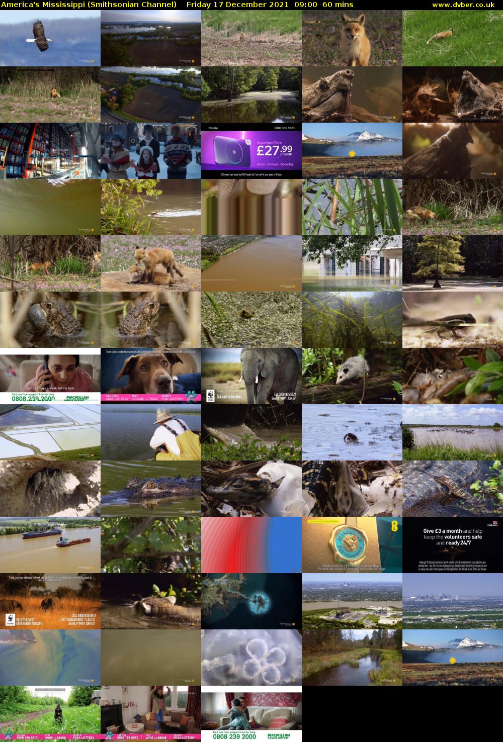 America's Mississippi (Smithsonian Channel) Friday 17 December 2021 09:00 - 10:00