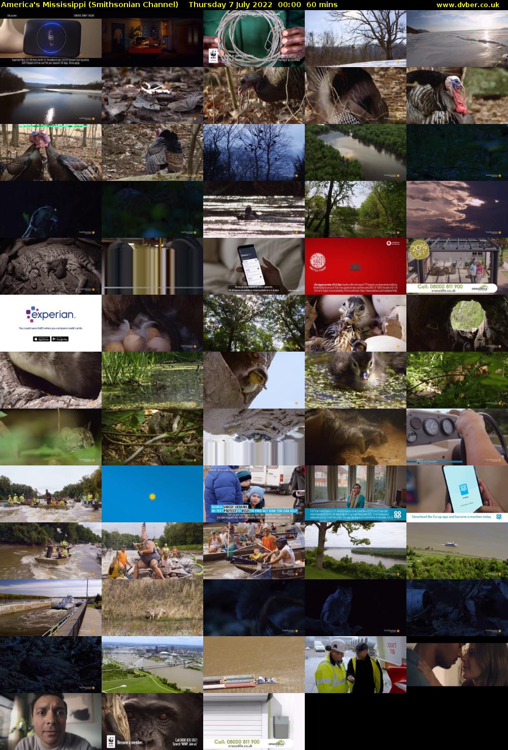 America's Mississippi (Smithsonian Channel) Thursday 7 July 2022 00:00 - 01:00
