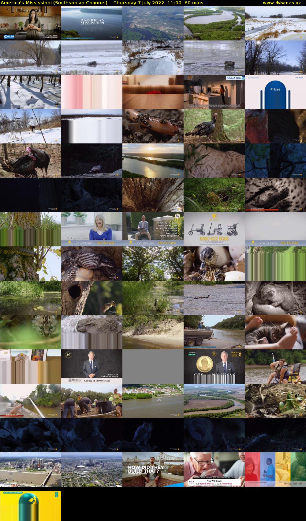America's Mississippi (Smithsonian Channel) Thursday 7 July 2022 11:00 - 12:00