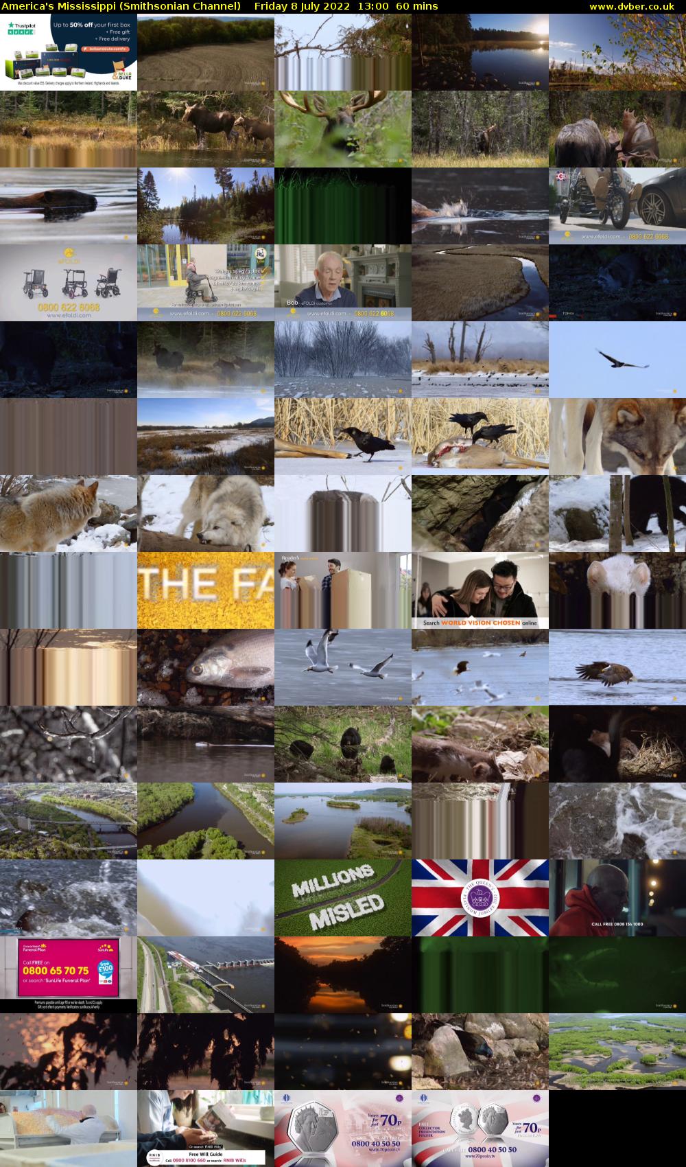 America's Mississippi (Smithsonian Channel) Friday 8 July 2022 13:00 - 14:00