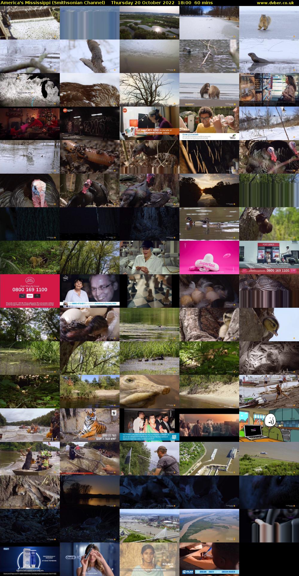 America's Mississippi (Smithsonian Channel) Thursday 20 October 2022 18:00 - 19:00