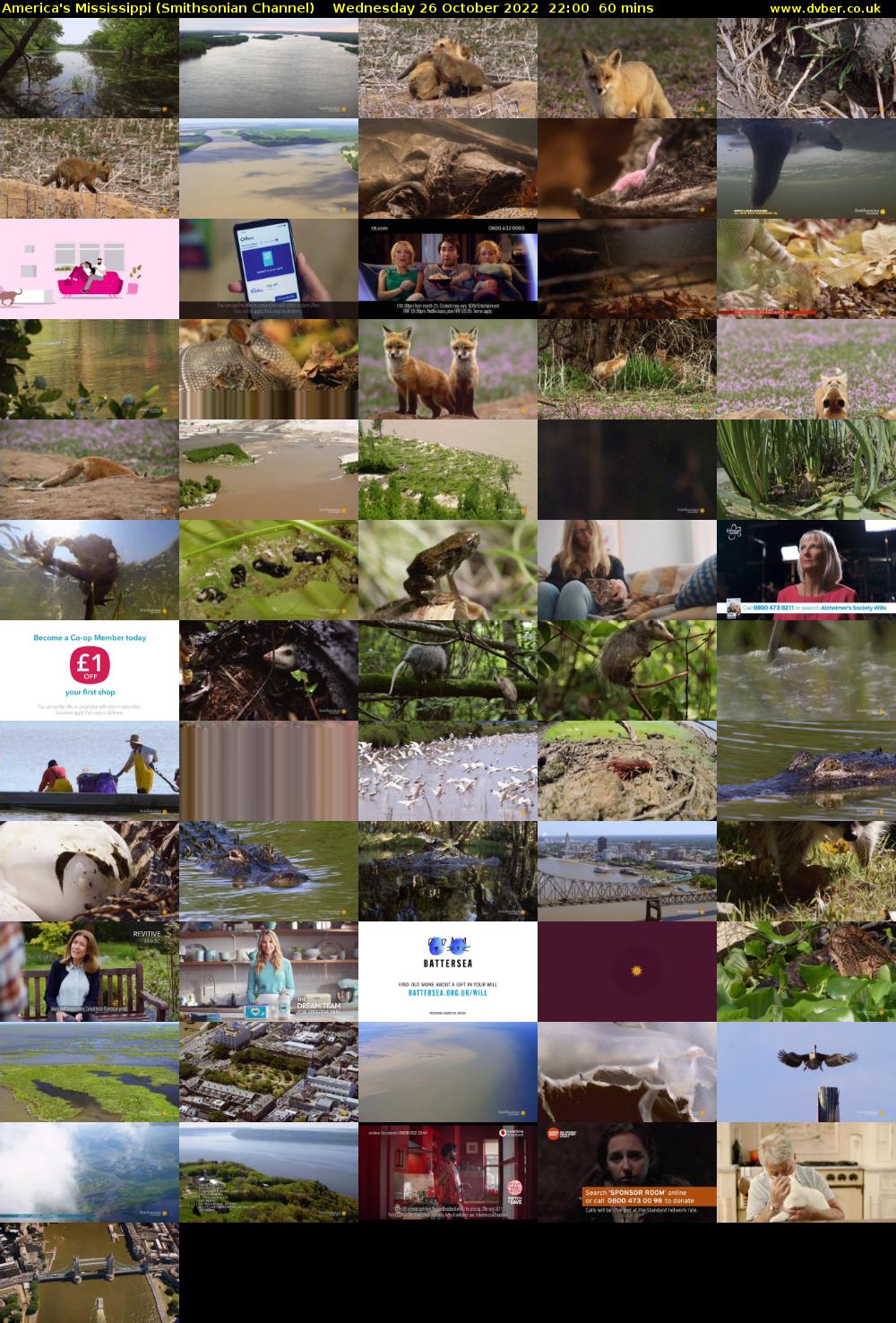 America's Mississippi (Smithsonian Channel) Wednesday 26 October 2022 22:00 - 23:00