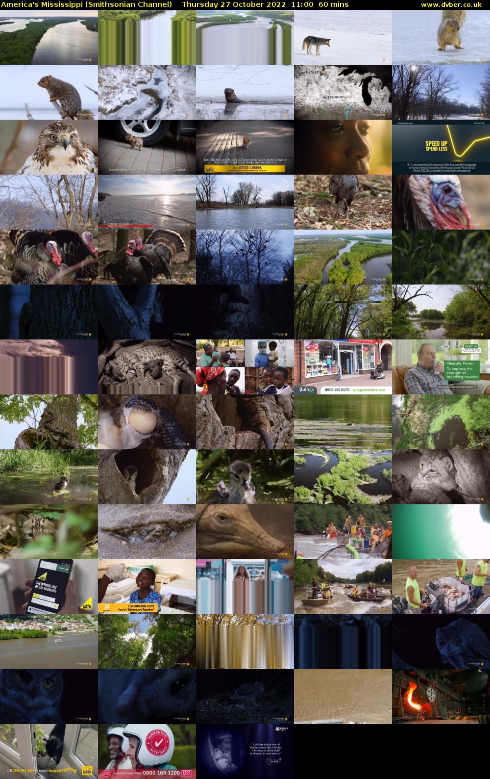 America's Mississippi (Smithsonian Channel) Thursday 27 October 2022 11:00 - 12:00