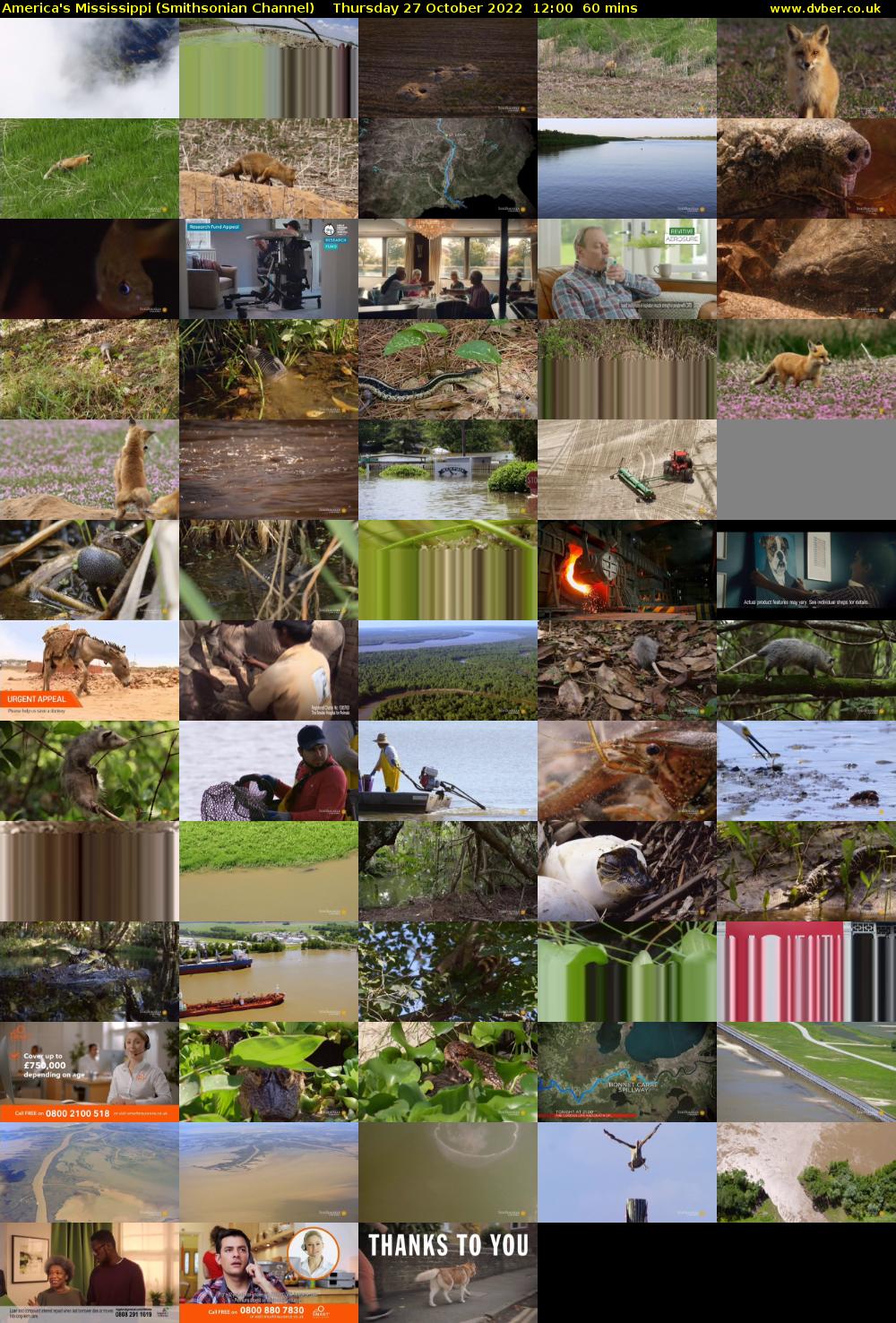 America's Mississippi (Smithsonian Channel) Thursday 27 October 2022 12:00 - 13:00