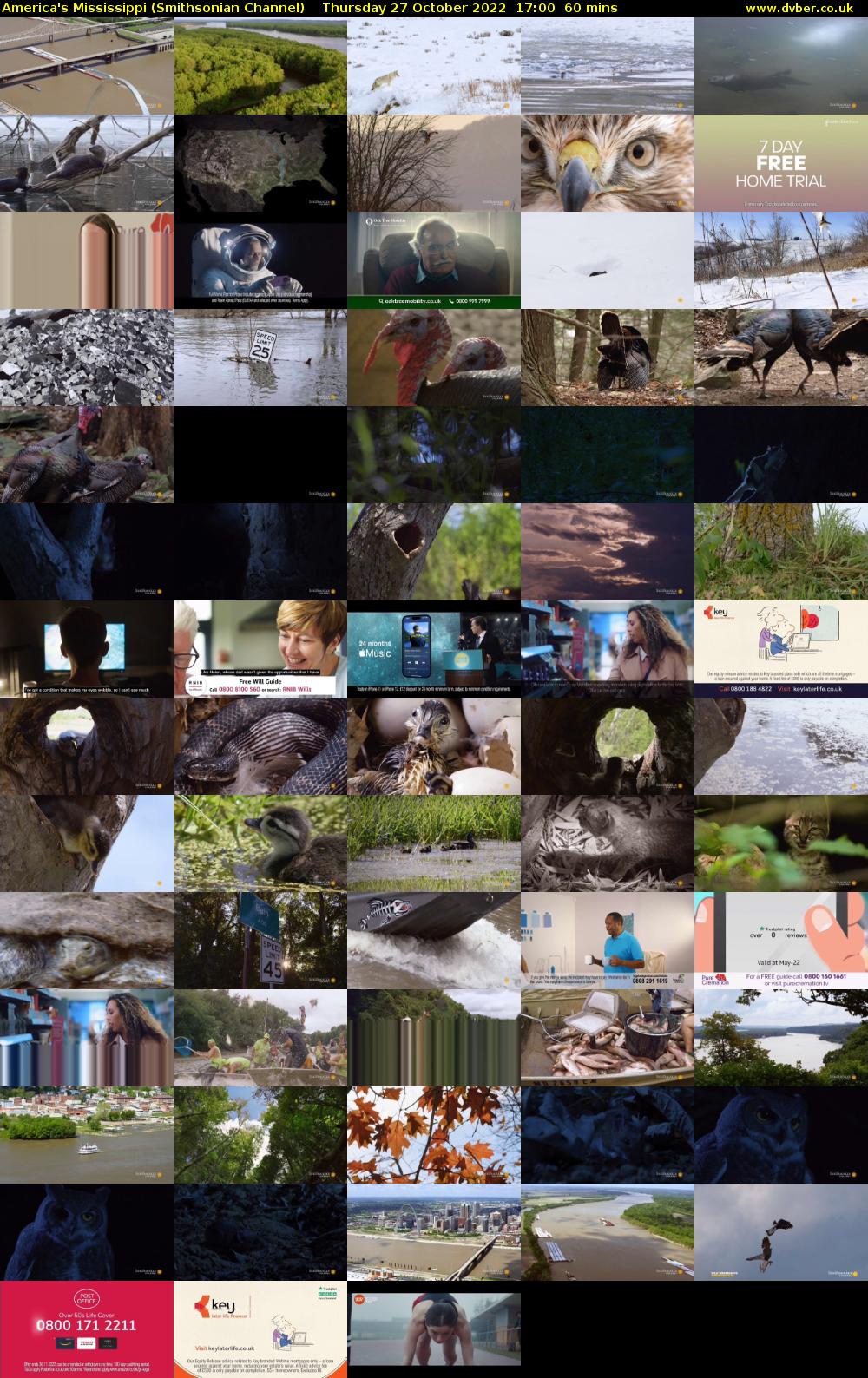 America's Mississippi (Smithsonian Channel) Thursday 27 October 2022 17:00 - 18:00