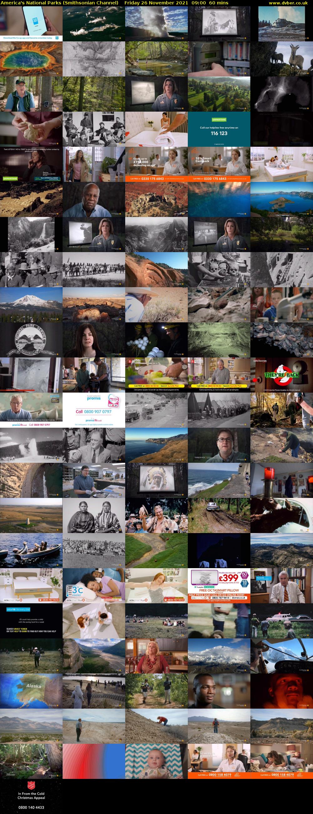 America's National Parks (Smithsonian Channel) Friday 26 November 2021 09:00 - 10:00