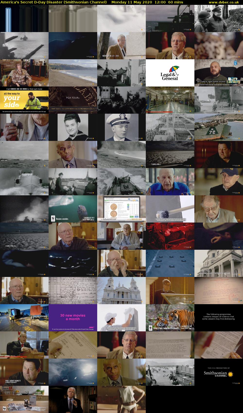 America's Secret D-Day Disaster (Smithsonian Channel) Monday 11 May 2020 12:00 - 13:00