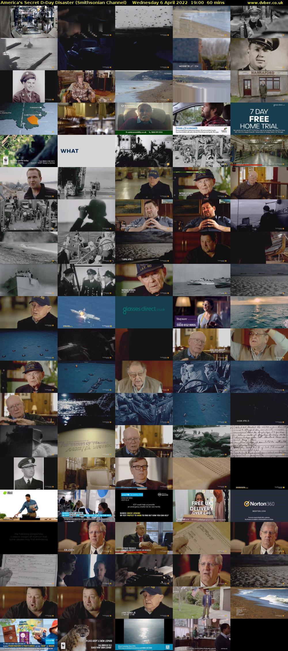 America's Secret D-Day Disaster (Smithsonian Channel) Wednesday 6 April 2022 19:00 - 20:00