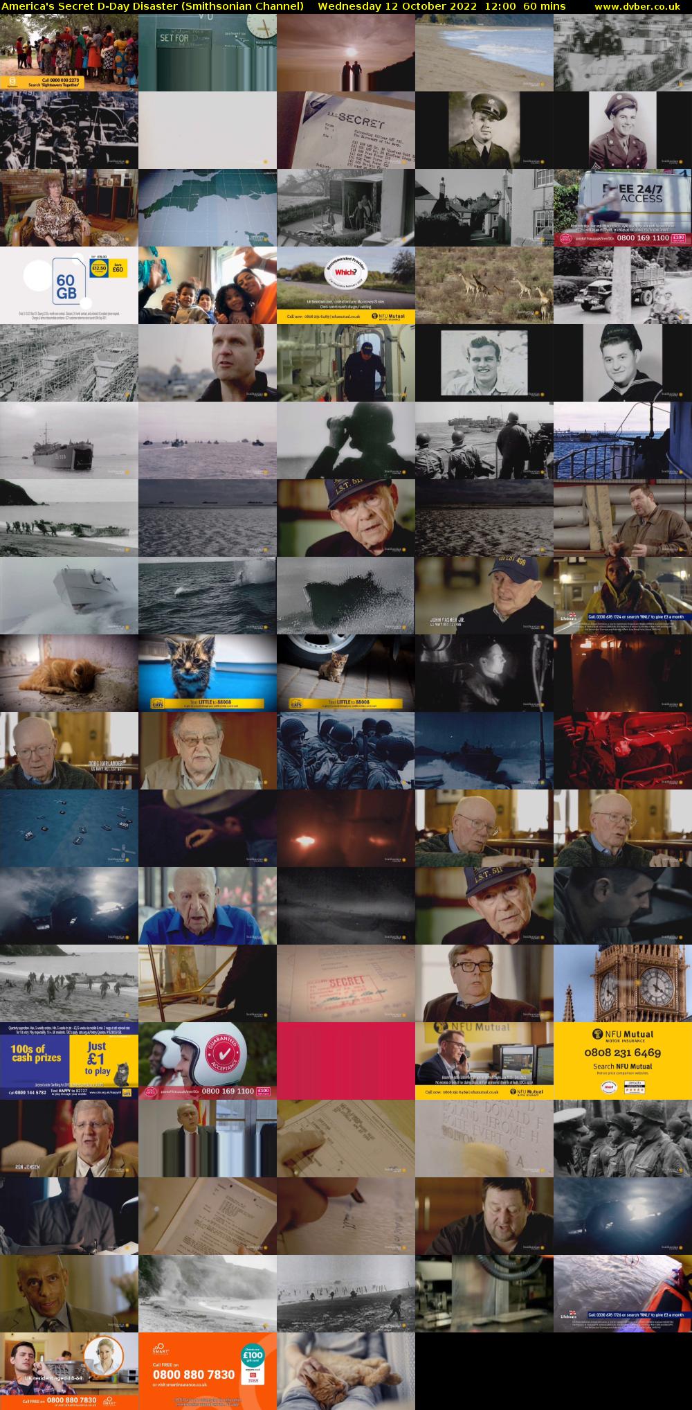 America's Secret D-Day Disaster (Smithsonian Channel) Wednesday 12 October 2022 12:00 - 13:00