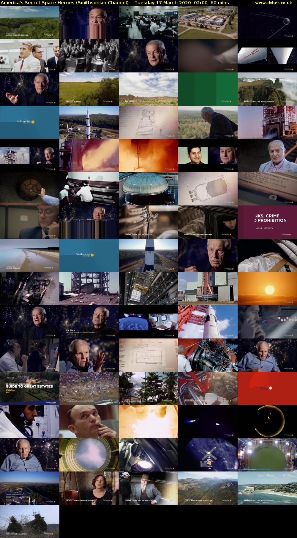 America's Secret Space Heroes (Smithsonian Channel) Tuesday 17 March 2020 02:00 - 03:00