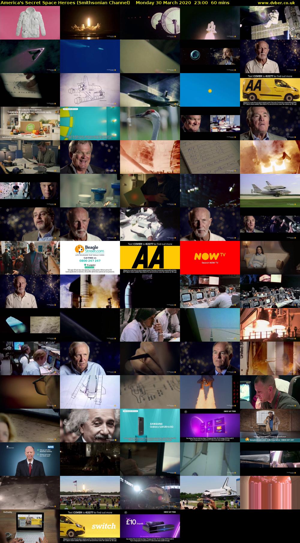 America's Secret Space Heroes (Smithsonian Channel) Monday 30 March 2020 23:00 - 00:00