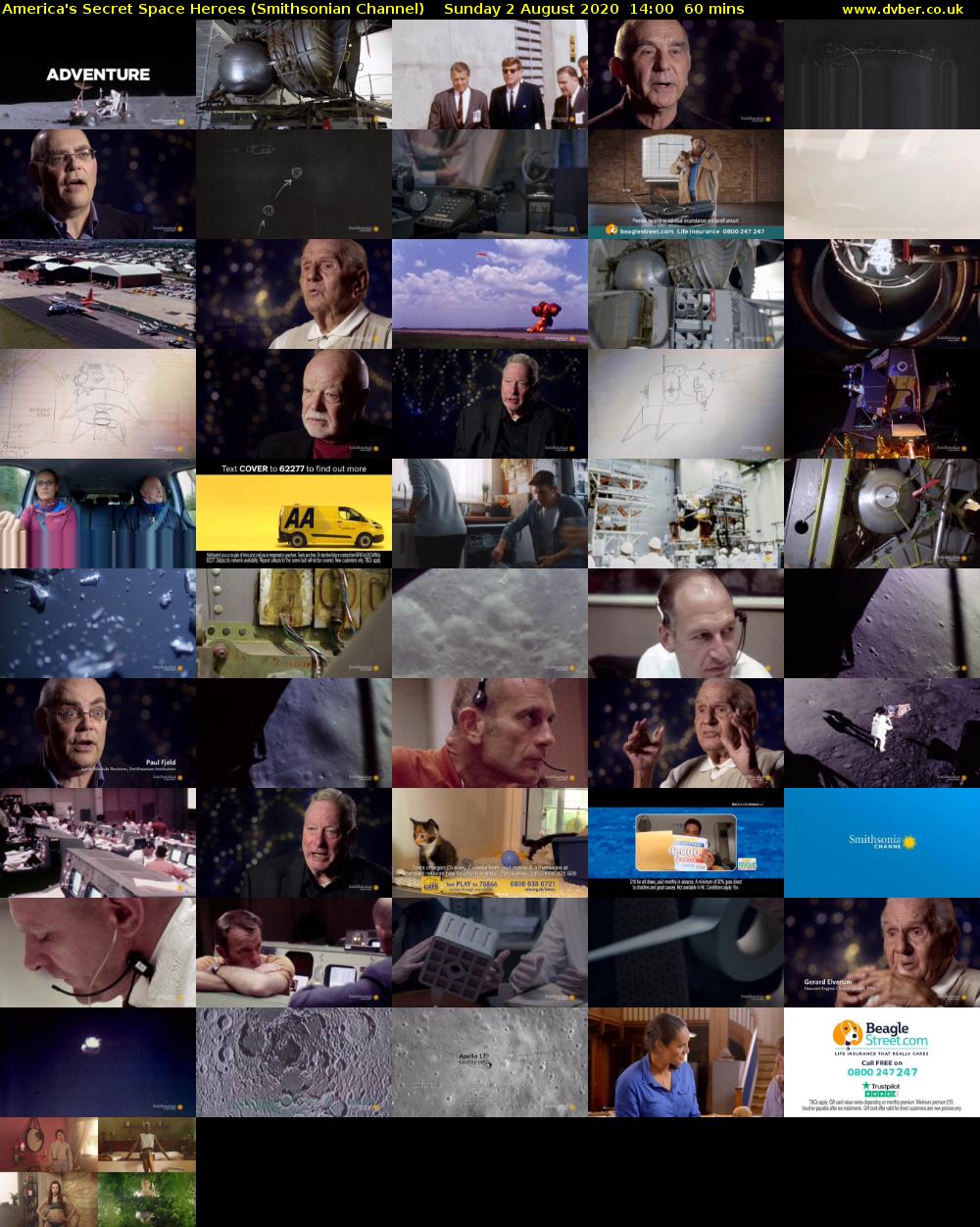 America's Secret Space Heroes (Smithsonian Channel) Sunday 2 August 2020 14:00 - 15:00