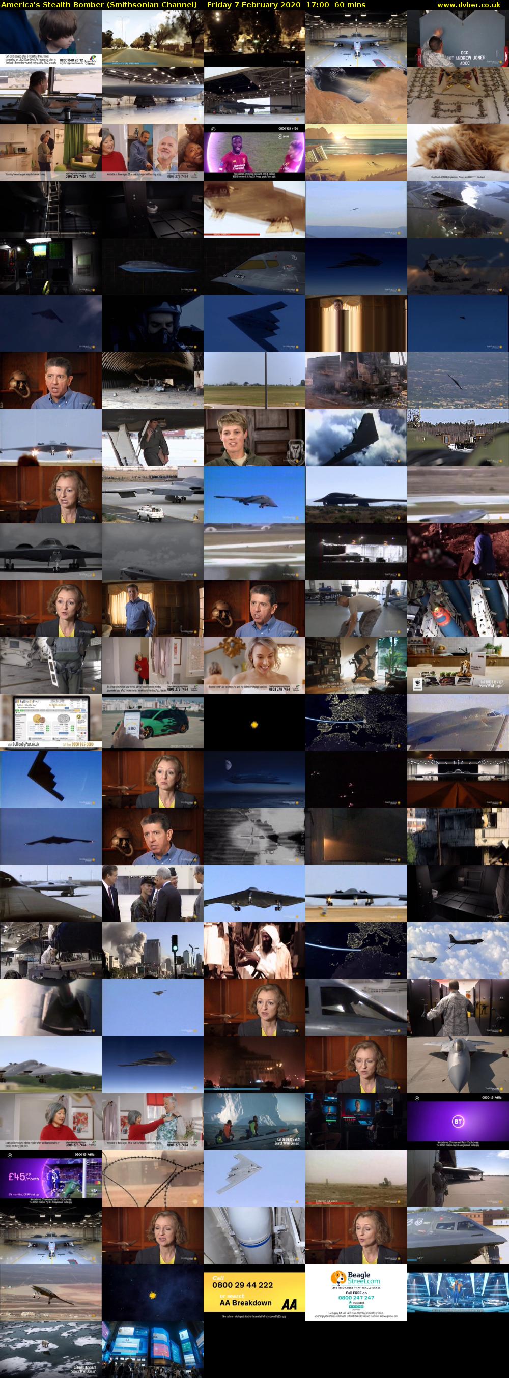 America's Stealth Bomber (Smithsonian Channel) Friday 7 February 2020 17:00 - 18:00