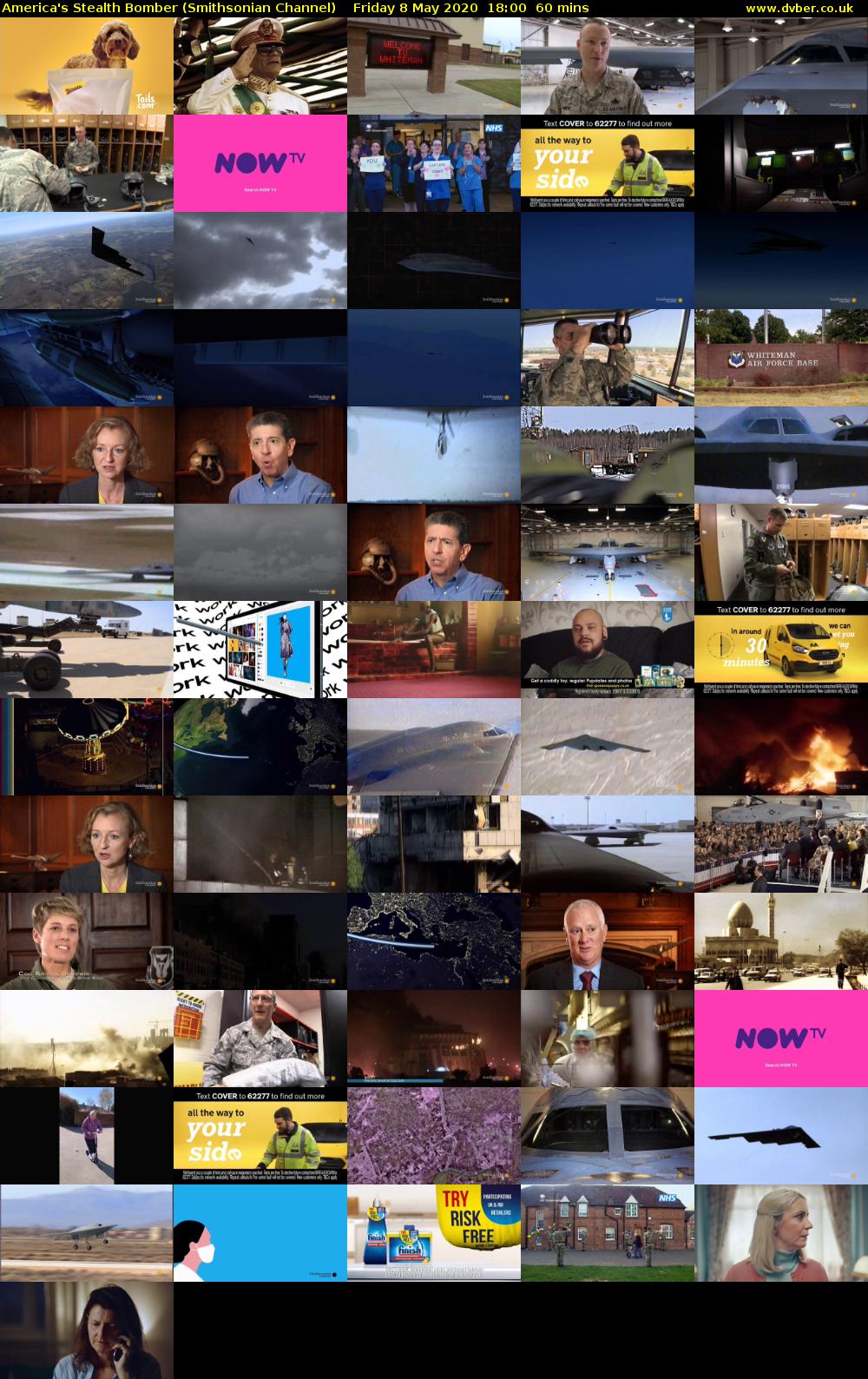 America's Stealth Bomber (Smithsonian Channel) Friday 8 May 2020 18:00 - 19:00