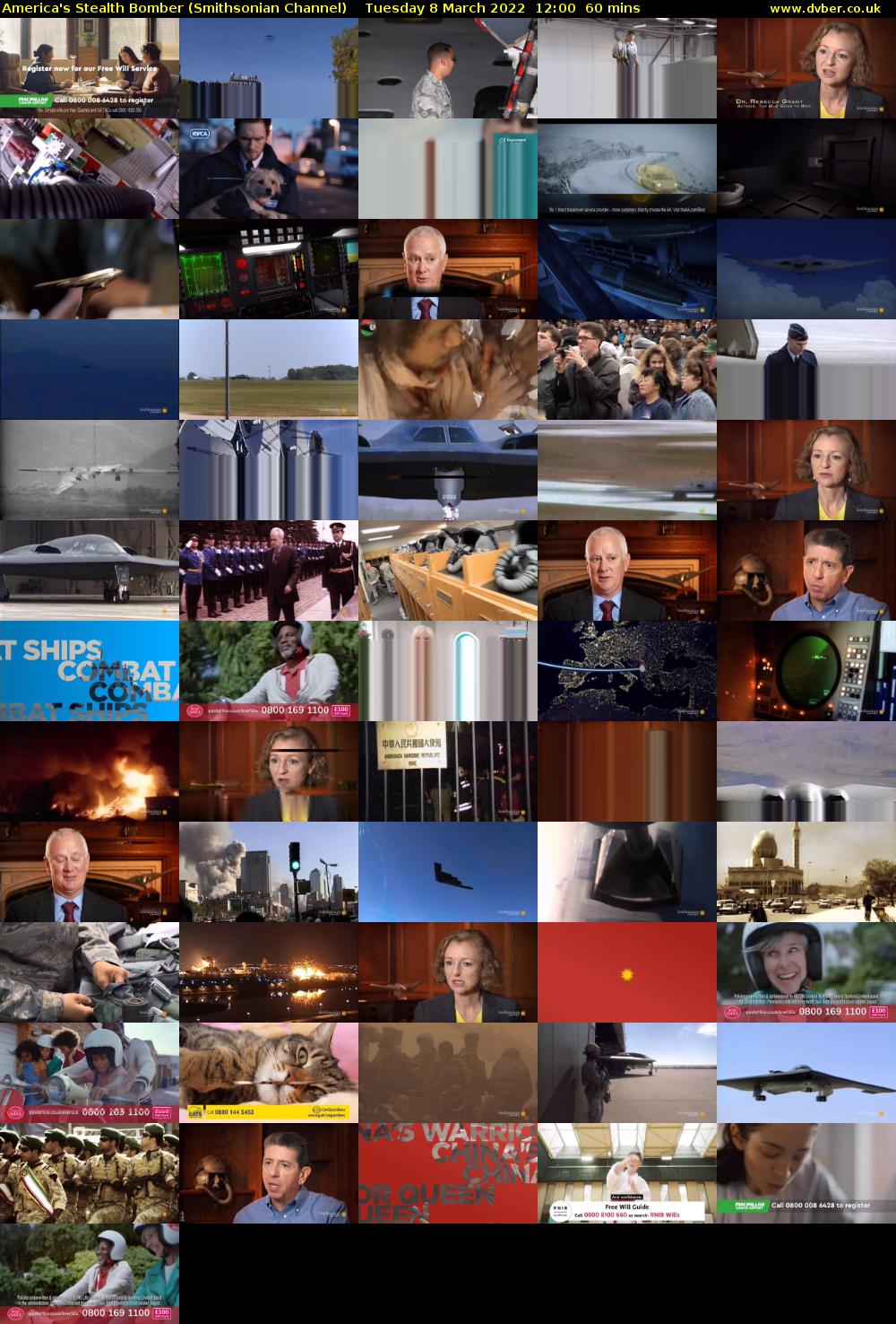 America's Stealth Bomber (Smithsonian Channel) Tuesday 8 March 2022 12:00 - 13:00