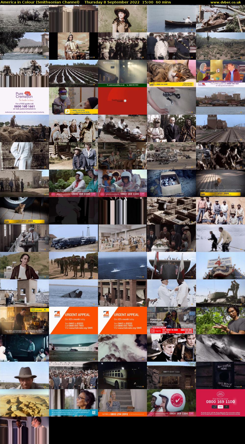 America in Colour (Smithsonian Channel) Thursday 8 September 2022 15:00 - 16:00