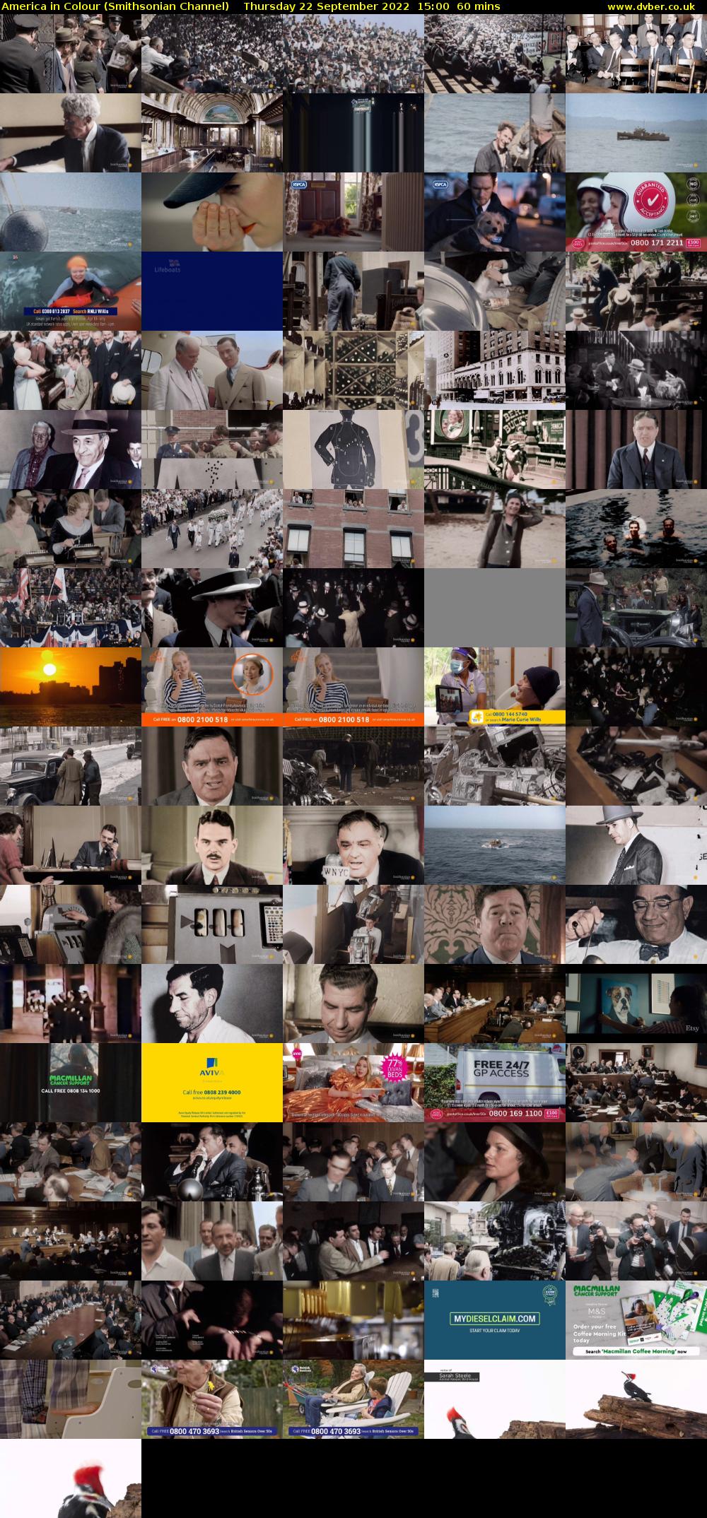 America in Colour (Smithsonian Channel) Thursday 22 September 2022 15:00 - 16:00