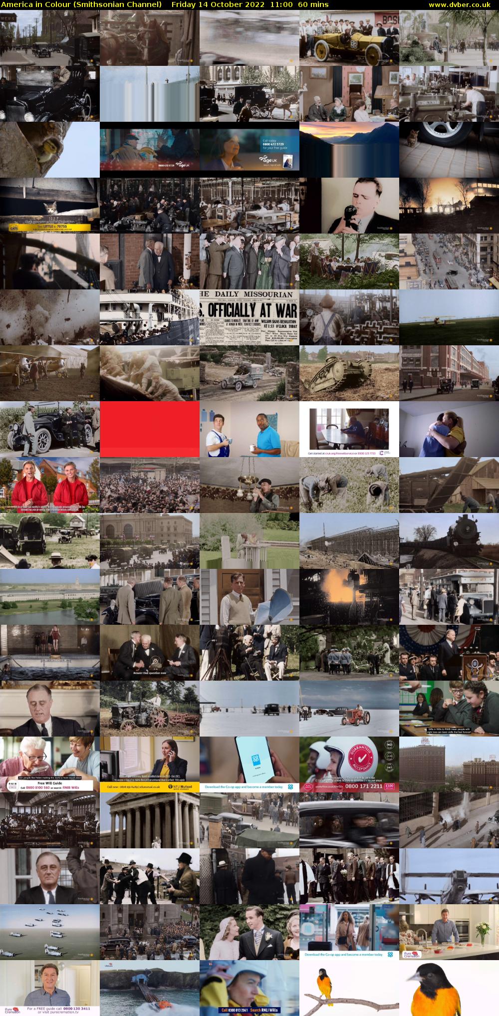 America in Colour (Smithsonian Channel) Friday 14 October 2022 11:00 - 12:00