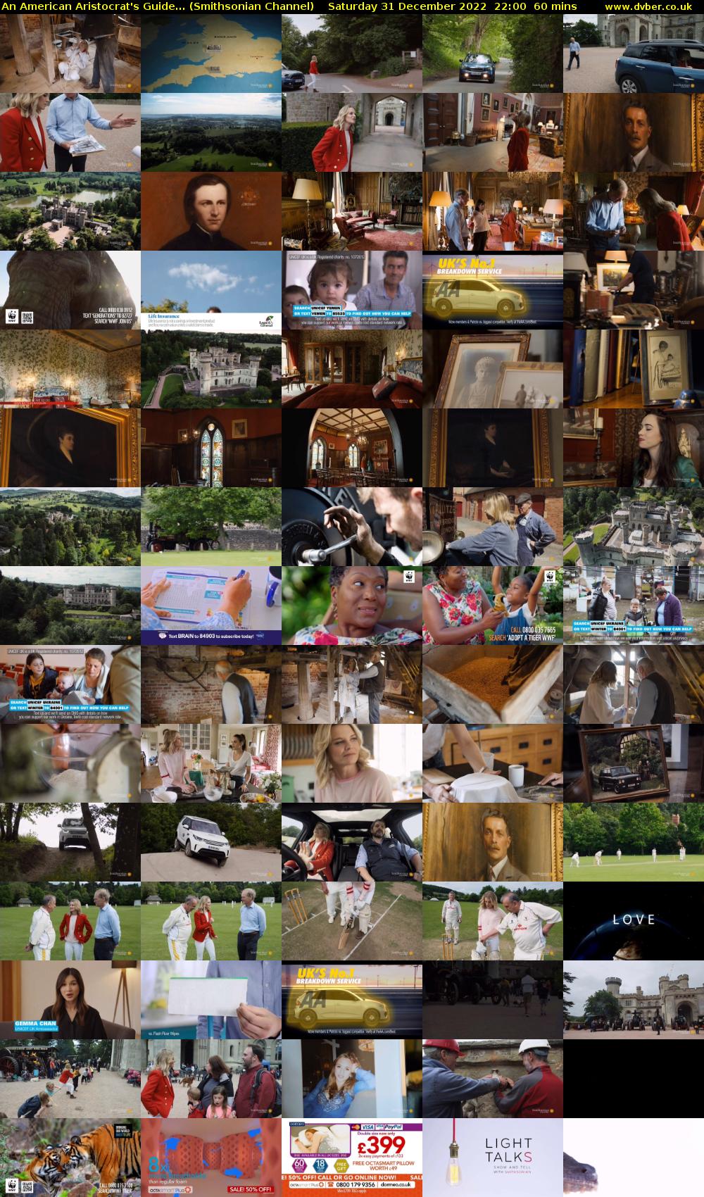 An American Aristocrat's Guide... (Smithsonian Channel) Saturday 31 December 2022 22:00 - 23:00