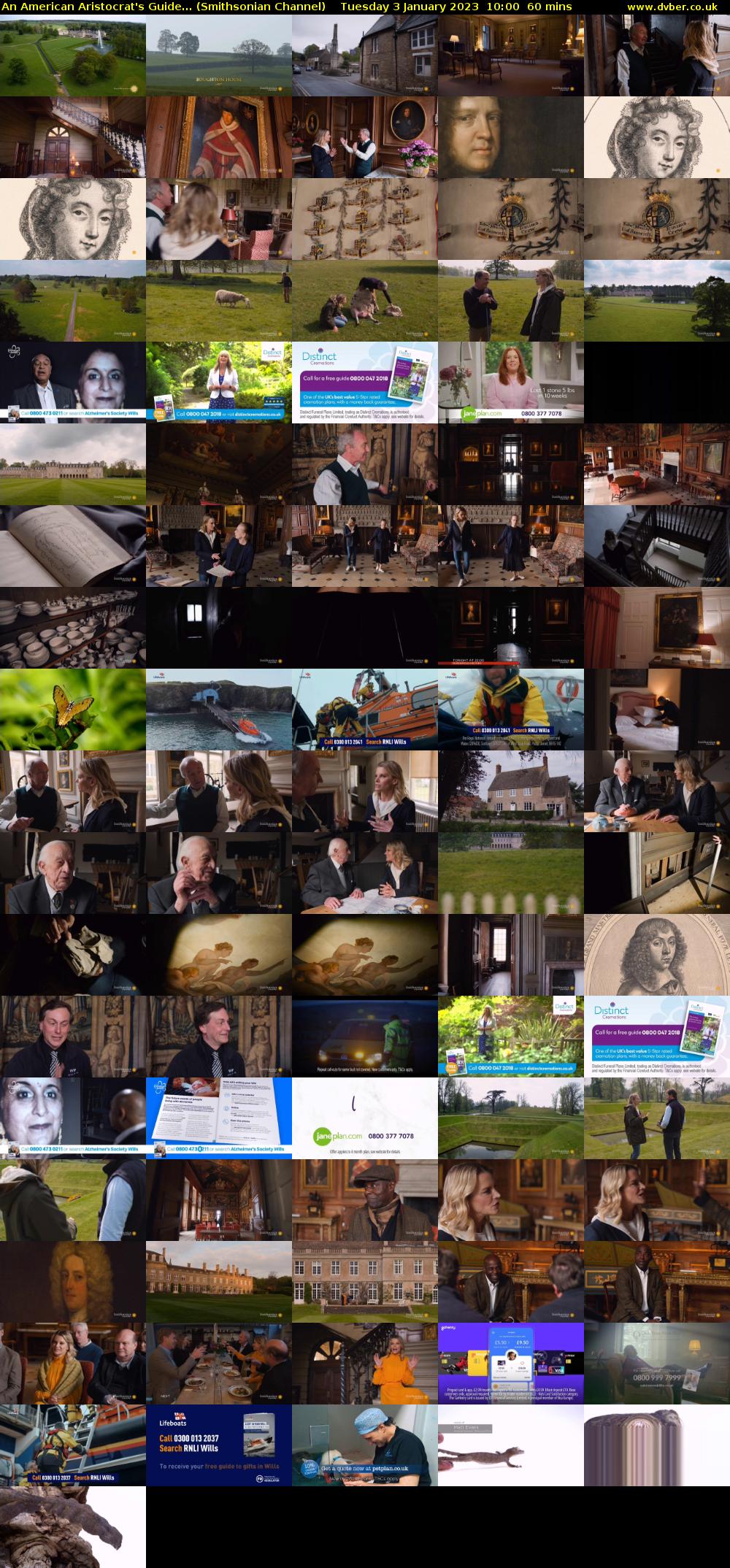 An American Aristocrat's Guide... (Smithsonian Channel) Tuesday 3 January 2023 10:00 - 11:00