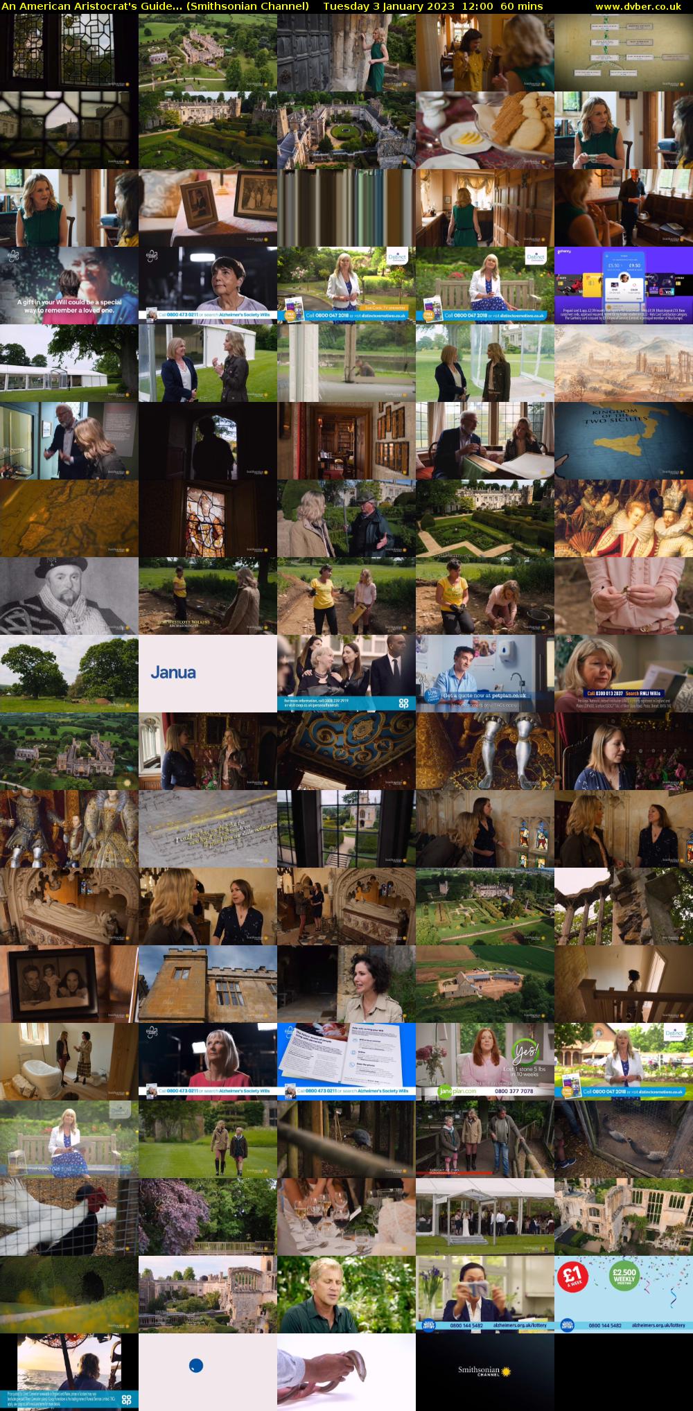 An American Aristocrat's Guide... (Smithsonian Channel) Tuesday 3 January 2023 12:00 - 13:00