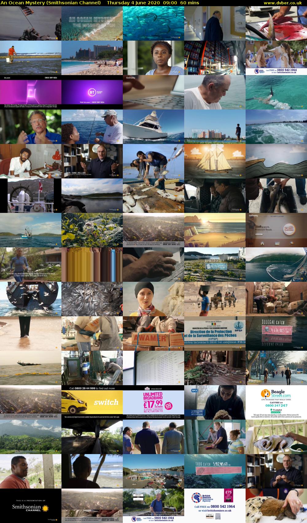 An Ocean Mystery (Smithsonian Channel) Thursday 4 June 2020 09:00 - 10:00