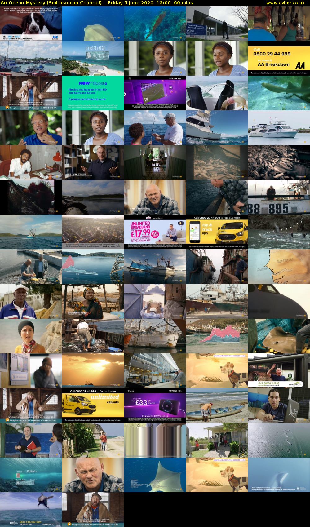 An Ocean Mystery (Smithsonian Channel) Friday 5 June 2020 12:00 - 13:00