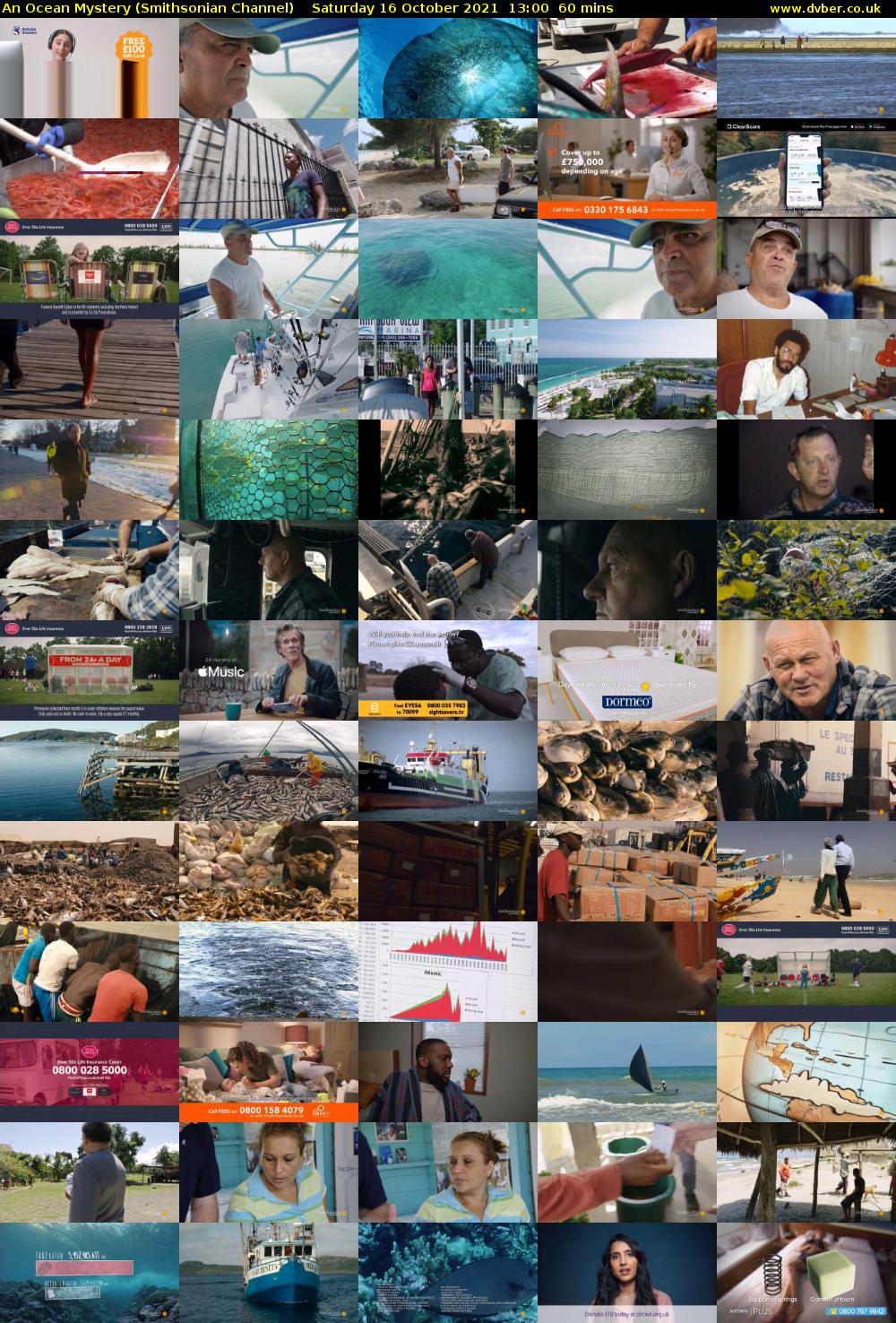 An Ocean Mystery (Smithsonian Channel) Saturday 16 October 2021 13:00 - 14:00