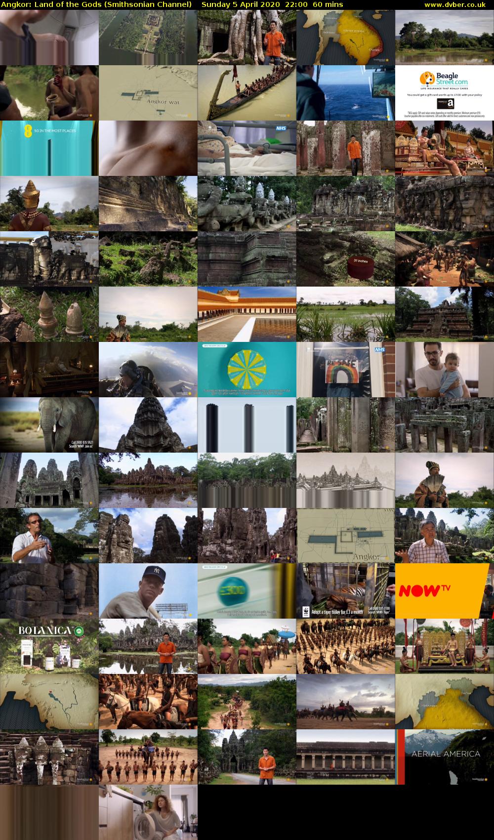 Angkor: Land of the Gods (Smithsonian Channel) Sunday 5 April 2020 22:00 - 23:00