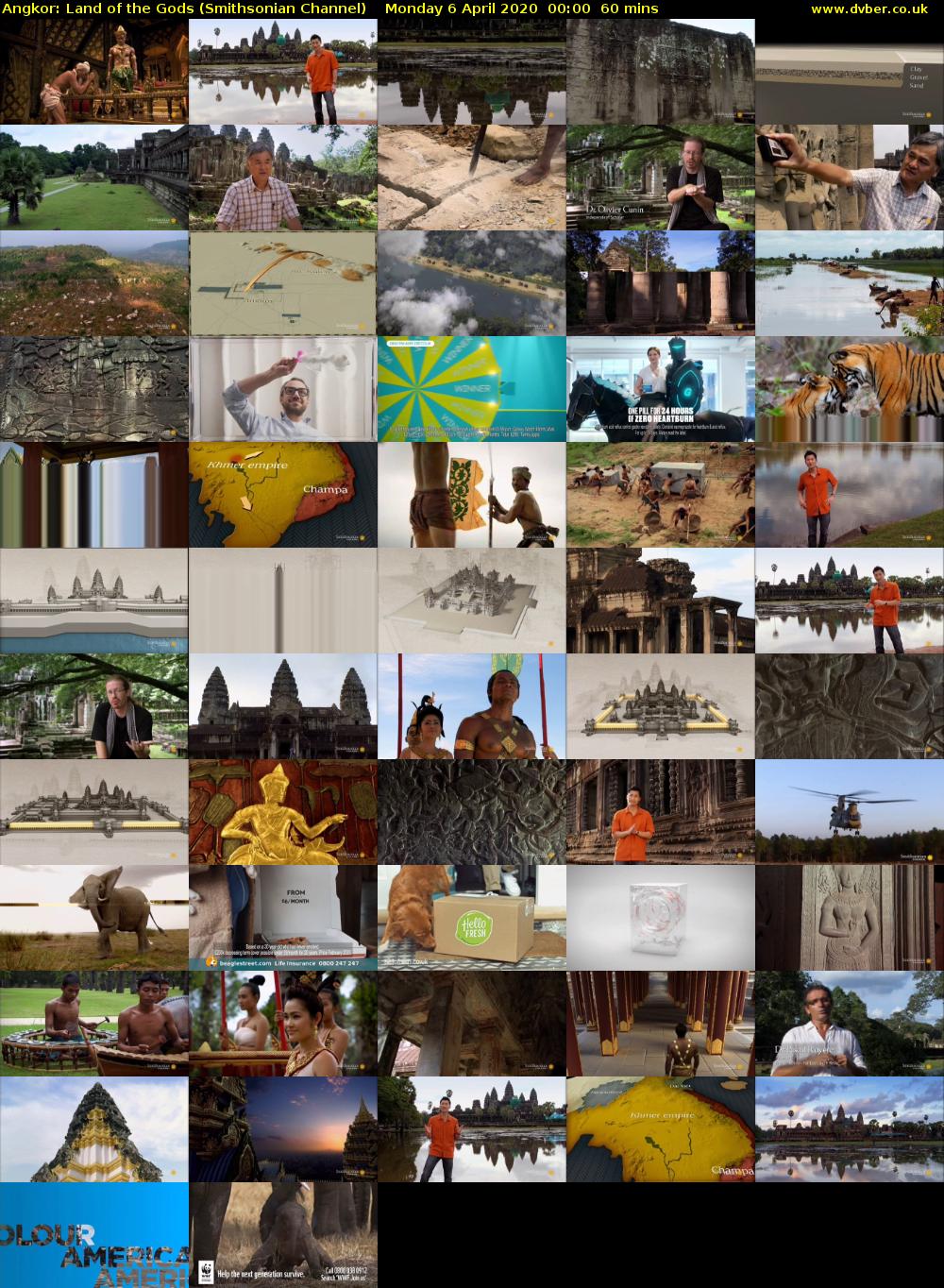 Angkor: Land of the Gods (Smithsonian Channel) Monday 6 April 2020 00:00 - 01:00