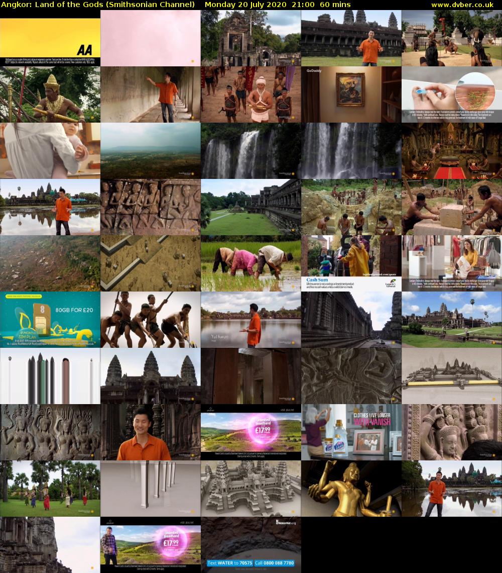 Angkor: Land of the Gods (Smithsonian Channel) Monday 20 July 2020 21:00 - 22:00